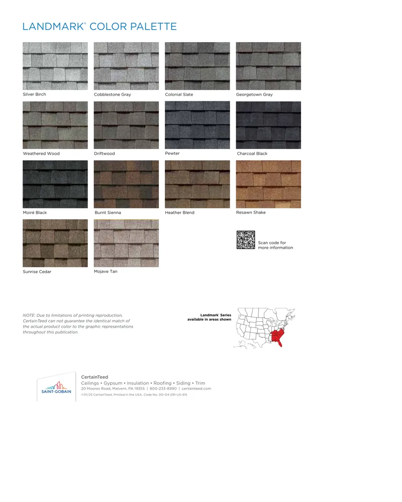 CertainTeed Shingle Roofing Catalog cover