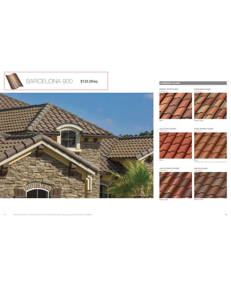 Westlake Pompano Roof Tile Catalog cover