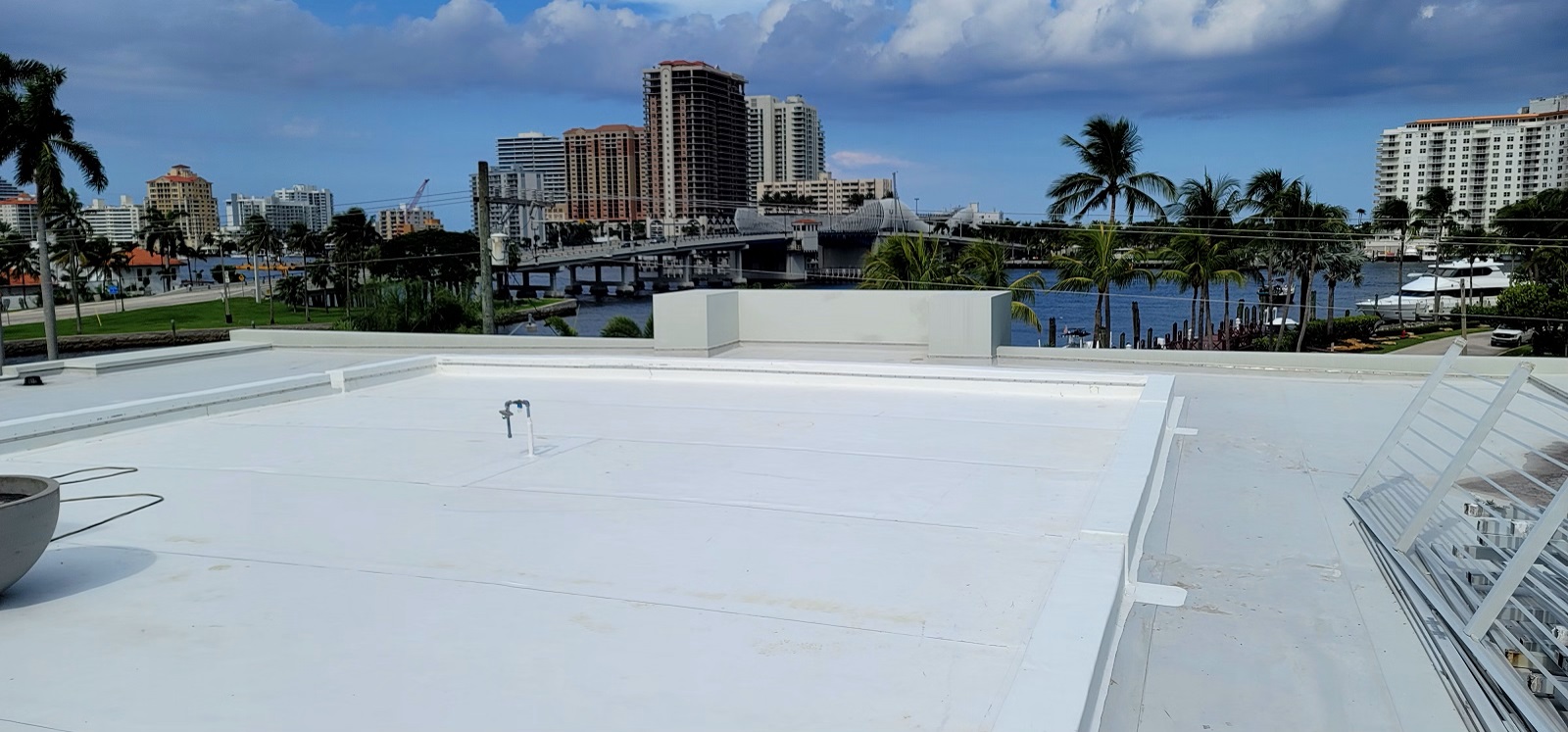Flat roof waterproofing