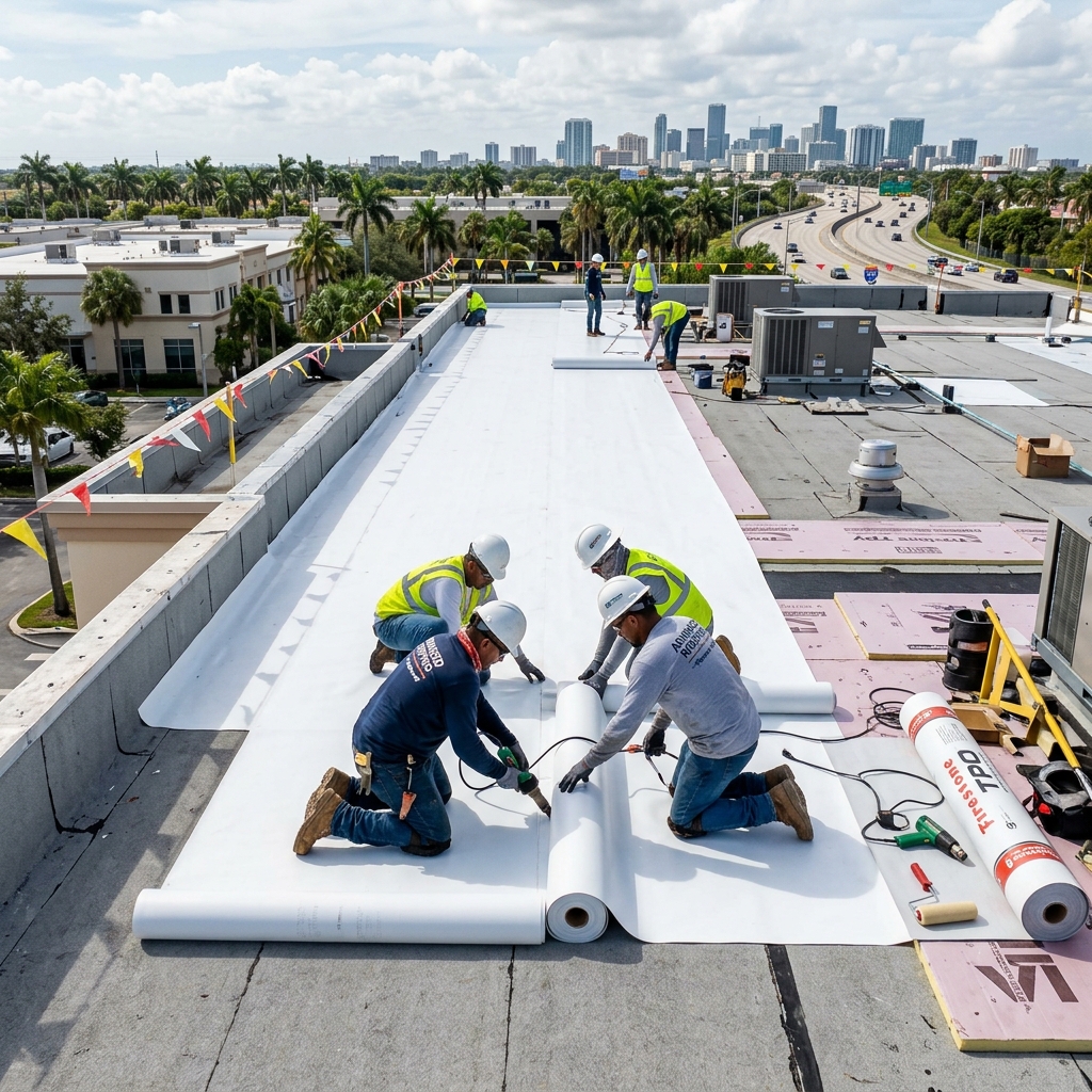 TPO Flat Roofing