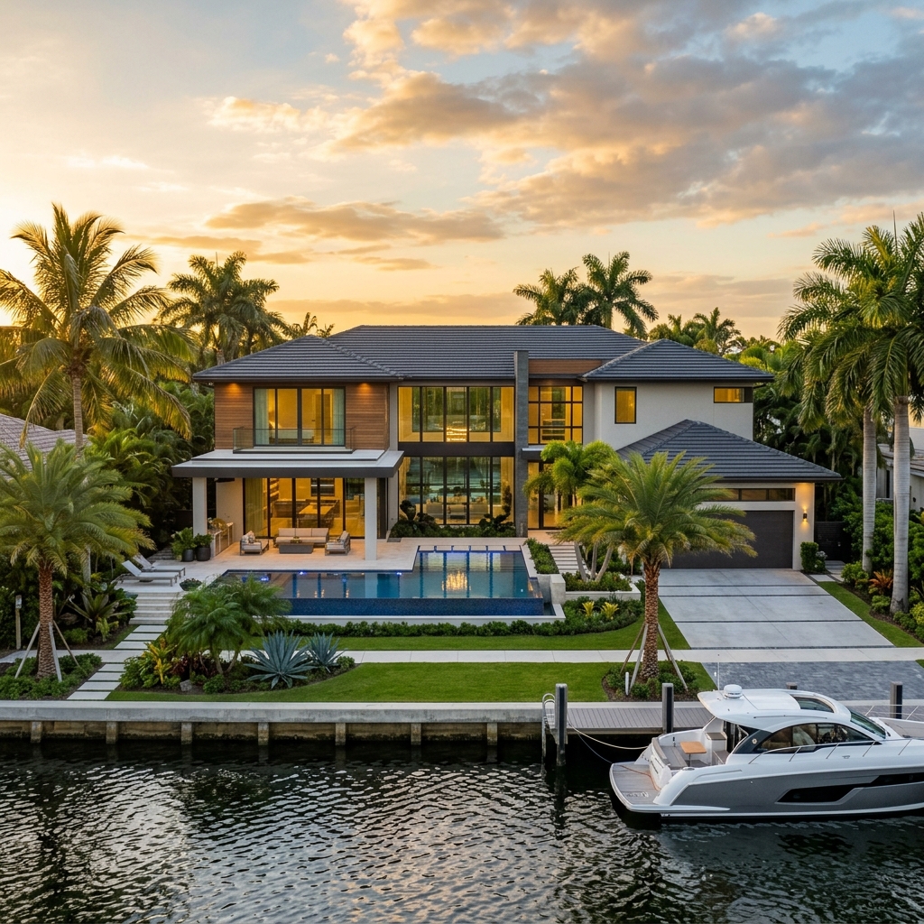 Pristine residential roof in Pompano Beach Florida