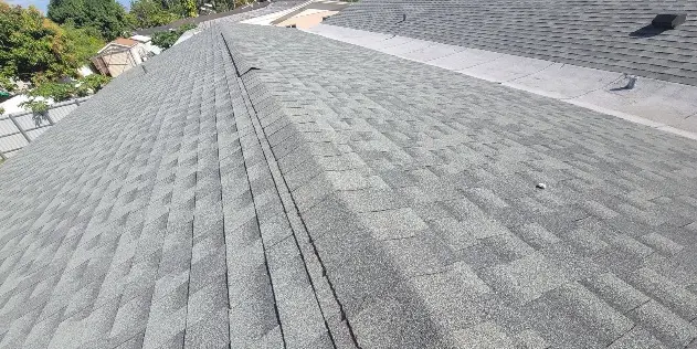 Completed architectural shingle roof installation in South Florida