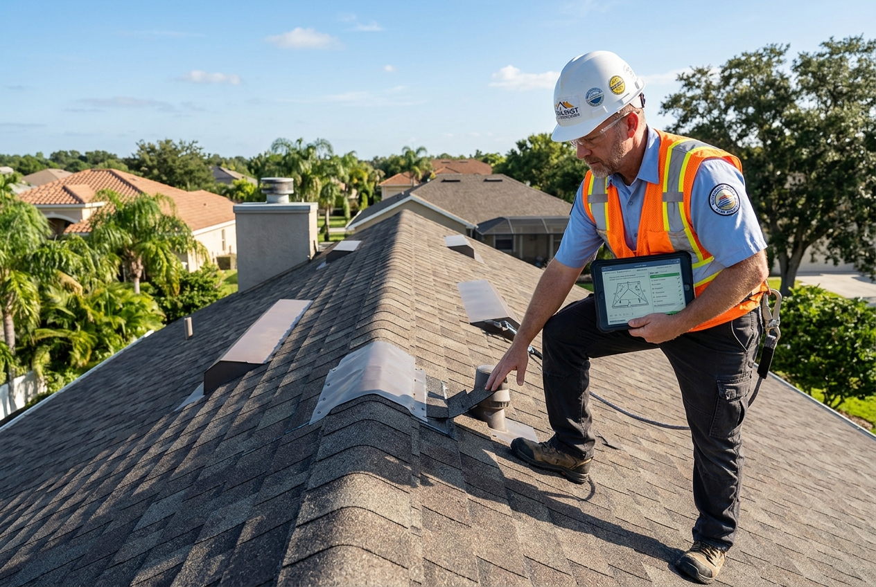 Roof condition assessment for a Fort Lauderdale property