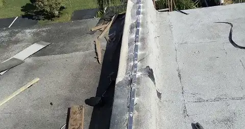 roof termination parapet wall