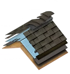 Raw asphalt and mineral fillers used in roofing production