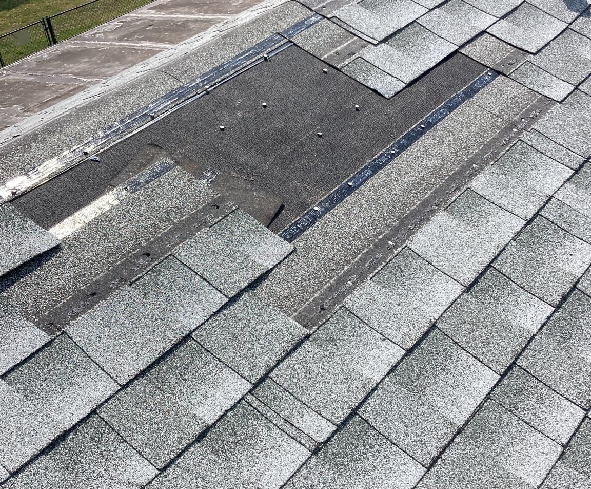 dimensional shingles on roof