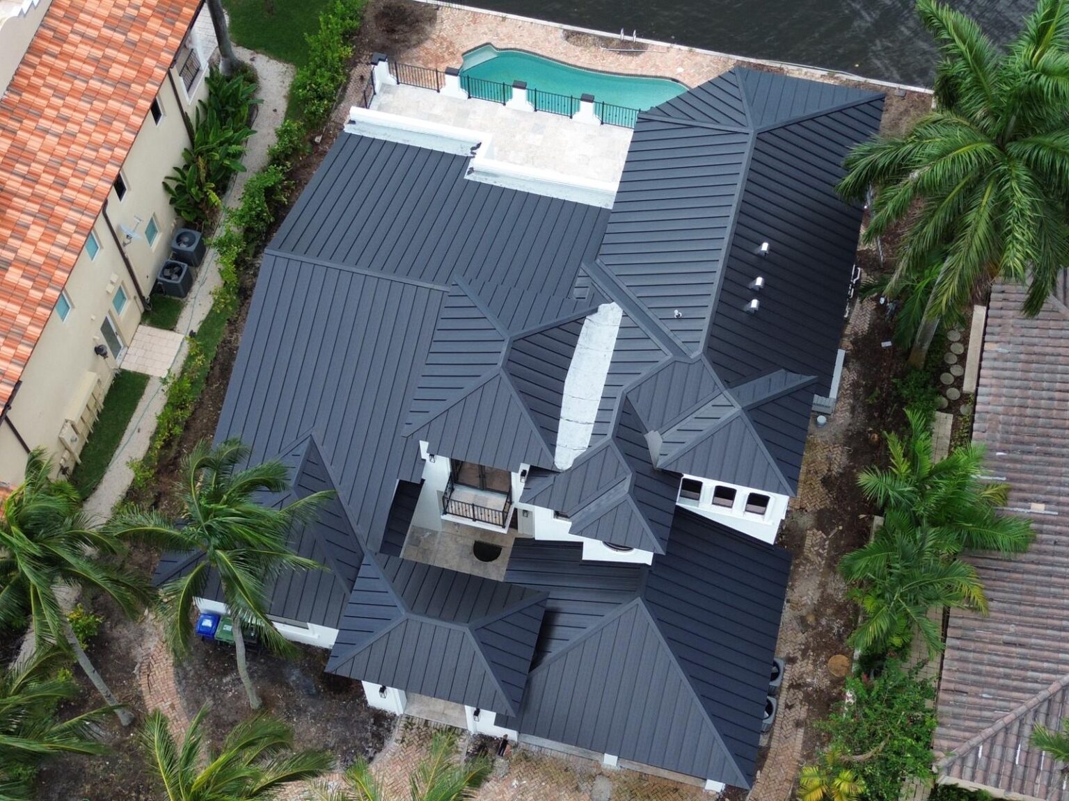 metal roof completed in florida