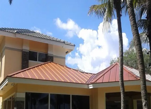 Standing seam metal roofing is sheet metal that has a flat appearance in the center and vertical ribs at the panel edges. Striations are a technique some metal panel manufacturers offer to reduce oil canning concerns.