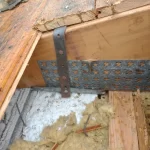 Fort Lauderdale home receiving hurricane mitigation retrofit on hip roof