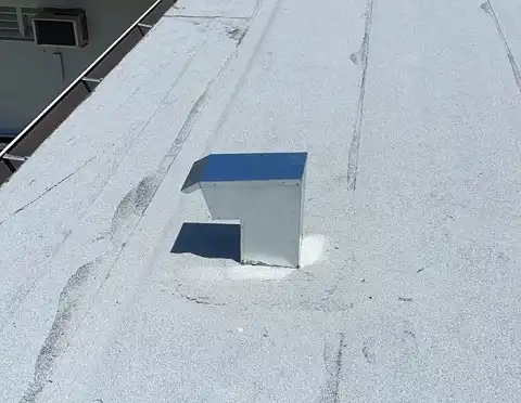 goose neck vent-flat roof